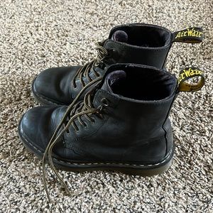 Dr. Martens black Luana combat boots